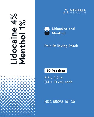 Front (Lidocaine Menthol Patch Carton Front 091025)